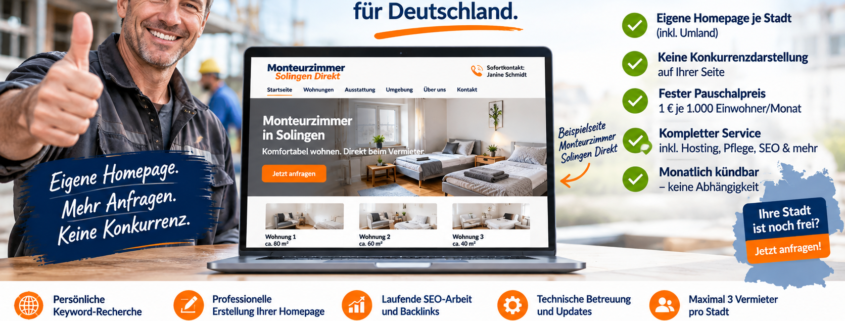 Monteurzimmer Agentur Deutschland